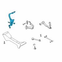 OEM 2005 Hyundai Sonata Carrier Assembly-Rear Axle, LH Diagram - 52710-38801