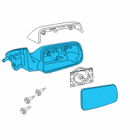 OEM Ford Focus Mirror Assembly Diagram - 8S4Z-17683-BA