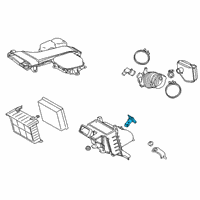 OEM Lexus ES350 Meter Sub-Assembly, Intake Diagram - 22204-75040