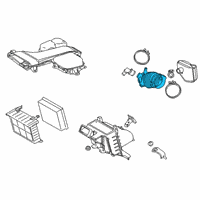 OEM 2021 Lexus RX450hL Hose, Air Cleaner Diagram - 17881-31411