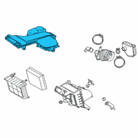 OEM Lexus RX450hL Inlet Assy, Air Cleaner Diagram - 17750-31050