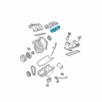 OEM 1993 Ford Tempo Gasket Diagram - F2DZ-9439-A