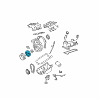 OEM 1997 Ford Ranger Pulley Diagram - F2TZ-6A312-A