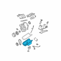 OEM 1998 Ford Ranger Oil Pan Diagram - YL5Z-6675-AA