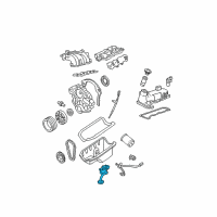 OEM 1992 Ford Aerostar Oil Pump Diagram - 5L5Z-6600-AA