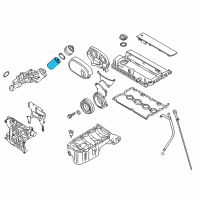 OEM Chevrolet Aveo Filter Diagram - 55594651