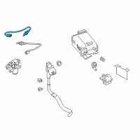 OEM 2018 Infiniti Q60 Air Fuel Ratio Sensor Diagram - 22693-4HK0A