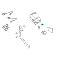 OEM Infiniti Q60 EVAPORATOR Control System Pressure Sensor Diagram - 22365-4HK0A