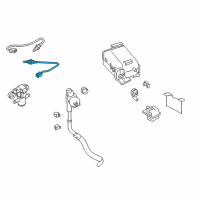 OEM Infiniti Q50 Rear Heated Oxygen Sensor Diagram - 226A0-1KC0A