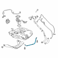 OEM 2018 Buick Regal TourX Tank Strap Diagram - 22935110