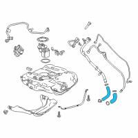 OEM 2022 Chevrolet Malibu Filler Hose Diagram - 23319484