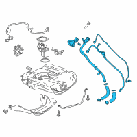 OEM Buick Filler Pipe Diagram - 84429643