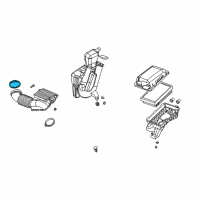 OEM Saturn Clamp, Air Cleaner Outlet Duct Connect Diagram - 22731255