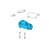 OEM GMC K2500 Starter Diagram - 10496873