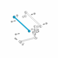 OEM 2007 Lexus RX400h Rear Suspension Control Arm Assembly, No.1 Diagram - 48710-48050