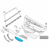 OEM 2017 BMW X6 Armrest, Left Diagram - 51-41-7-345-549