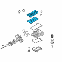 OEM 2017 BMW M6 Gran Coupe Cylinder Head Cover Diagram - 11-12-7-636-612