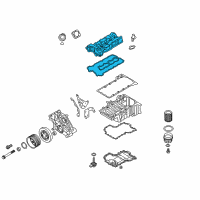 OEM 2017 BMW M6 Cylinder Head Cover Diagram - 11-12-7-636-612