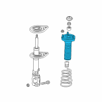 OEM Lexus ES350 Rear Suspension Support Assembly Diagram - 48750-33160