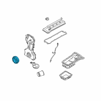 OEM Nissan Altima Pulley-Crankshaft Diagram - 12303-JA80A