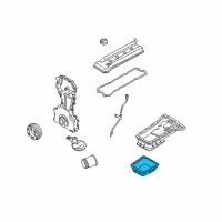 OEM 2013 Nissan Altima Pan Assy-Oil Diagram - 11111-JA00A