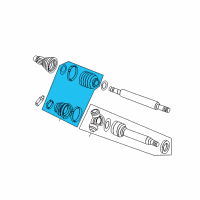 OEM 2003 Ford Focus Boot Kit Diagram - YS4Z-3A331-ZC