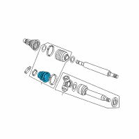 OEM 2000 Ford Focus Inner Boot Diagram - YS4Z-3A331-ZA