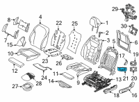 OEM BMW 430i xDrive SEAT ADJUSTMENT SWITCH, RIGH Diagram - 61-31-6-826-026