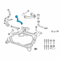 OEM 2006 Lincoln Zephyr Rear Arm Diagram - BE5Z-3079-A