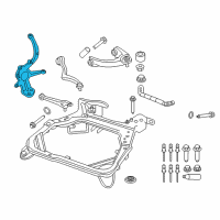 OEM 2009 Ford Fusion Knuckle Diagram - BE5Z-3K185-A