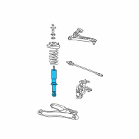 OEM 2003 Ford Explorer Shock Diagram - 5L2Z-18125-CA