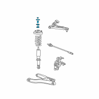 OEM 2002 Mercury Mountaineer Insulator Diagram - 2L2Z-18198-BA