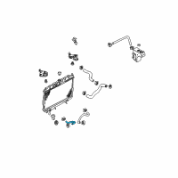 OEM 2006 Nissan Sentra Hose-Auto Transmission Oil Cooler Diagram - 21632-6M100