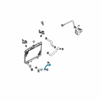 OEM 2006 Nissan Sentra Hose-Auto Transmission Oil Cooler Diagram - 21631-6M100