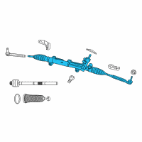 OEM 2018 Dodge Charger Rack And Pinion Gear Diagram - 4584572AF