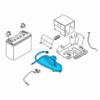 OEM 2017 BMW i8 Plus Pole Battery Cable Diagram - 61-12-9-380-213