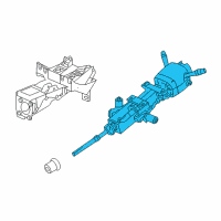 OEM 2008 Cadillac XLR Column Asm-Steering *Light Cashmere Diagram - 15785217