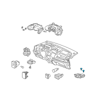 OEM 2010 Honda Fit Bulb Comp Diagram - 35850-SMA-J11