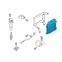 OEM 2018 Hyundai Tucson Engine Control Module Unit Diagram - 39133-2ETA8