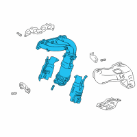 OEM 2000 Toyota RAV4 Manifold Diagram - 17140-74010