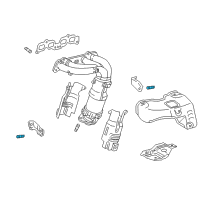 OEM 2000 Toyota RAV4 Exhaust Stud Diagram - 801167608071