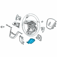 OEM Lincoln Aviator SWITCH ASY - CONTROL Diagram - LC5Z-9C888-HA