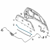 OEM 2017 Ford C-Max Support Rod Diagram - BM5Z-16826-C
