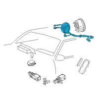 OEM 2007 Ford Mustang Clock Spring Diagram - 6R3Z-14A664-AA