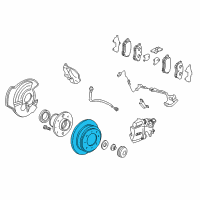 OEM Acura Integra Disk, Rear Brake Diagram - 42510-ST7-R00