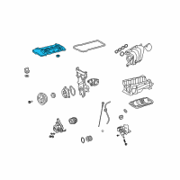 OEM 2012 Scion xD Valve Cover Diagram - 11201-37032