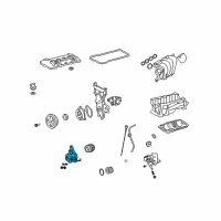 OEM 2012 Scion xD Filter Housing Diagram - 15609-37020