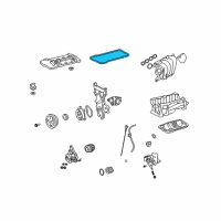 OEM 2014 Scion xD Valve Cover Gasket Diagram - 11213-37031