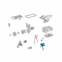 OEM 2015 Toyota Corolla Oil Pump Diagram - 15100-37030