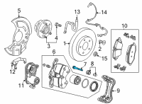 OEM Chevrolet Guide Pin Diagram - 13531962